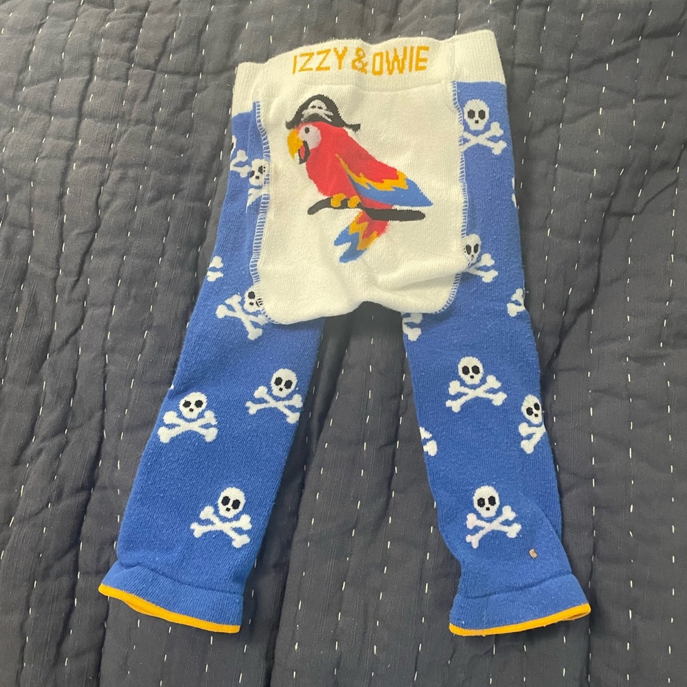 Infant Pirate Pants with Parrot Rear